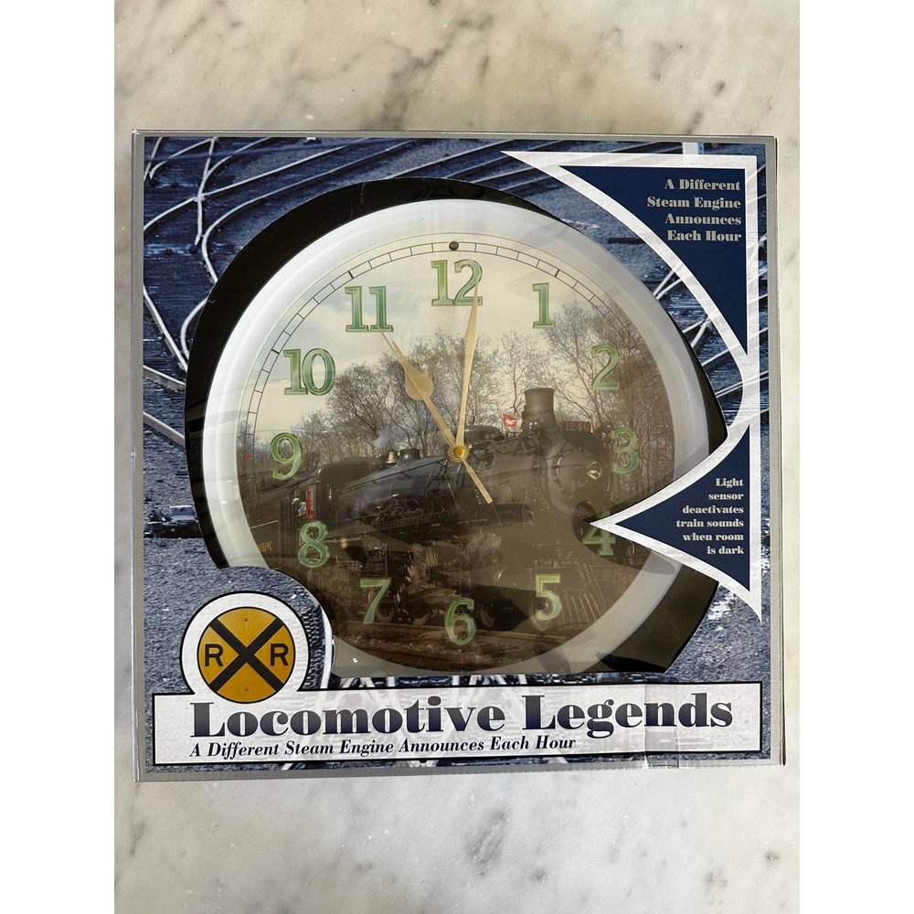 NIB Locomotive Legends Wall Clock